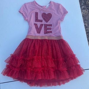 Valentine’s and Unicorn girls dresses (bundle of 2